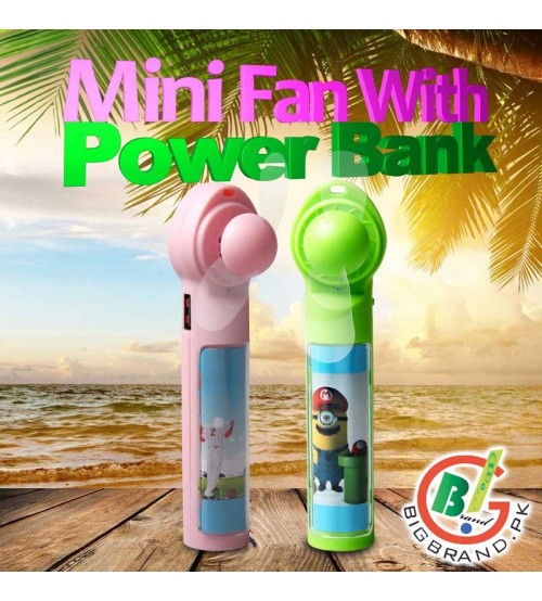 Mini Fan with Power Bank